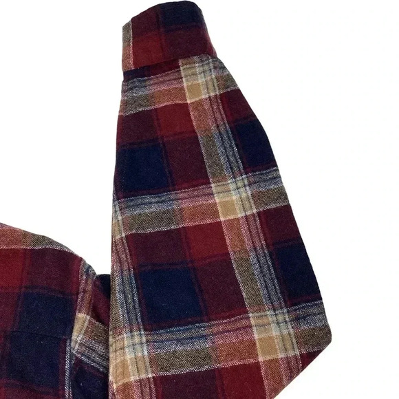 Vintage New Traditions 70s wool plaid flannel - Picture 3 of 4